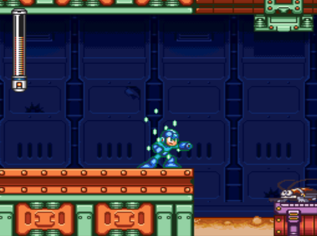 Mega Man 7 screenshot - Junk Man